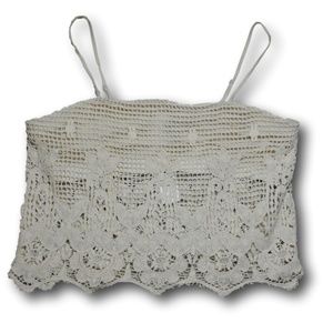 Express Lace Crop Top Size Large
